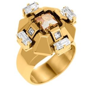 Atelier Swarovski by Lanvin Cristaux Déco Ring.